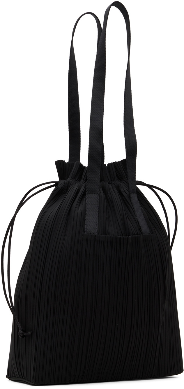 Pleats Please Issey Miyake Black Pleats Tote Pleats Please Issey Miyake