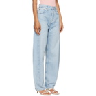 AGOLDE Blue Luna High Rise Pieced Taper Jeans