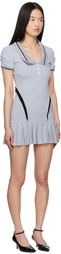 Ashley Williams Gray Amelia Minidress