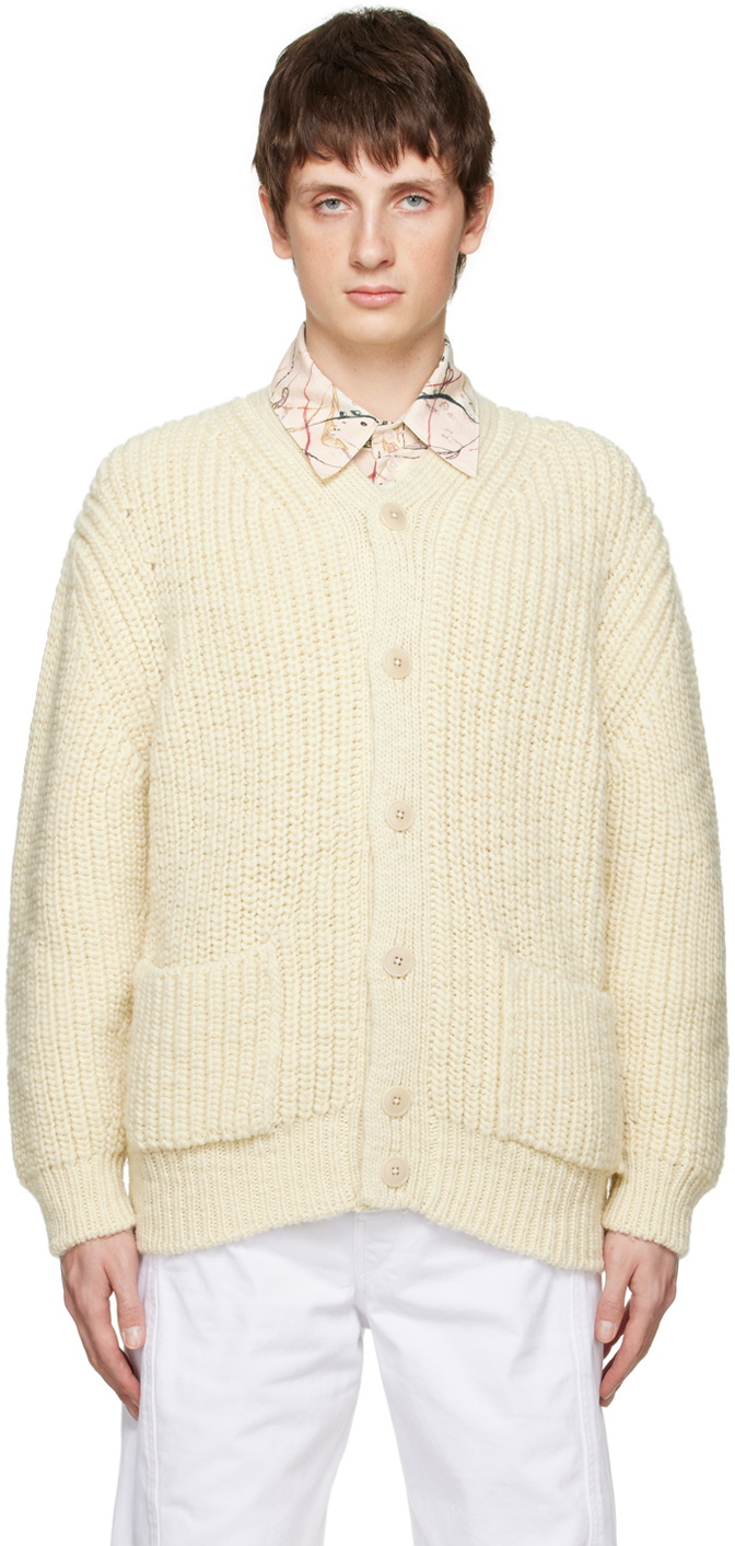 LEMAIRE Off-White Chunky Cardigan Lemaire