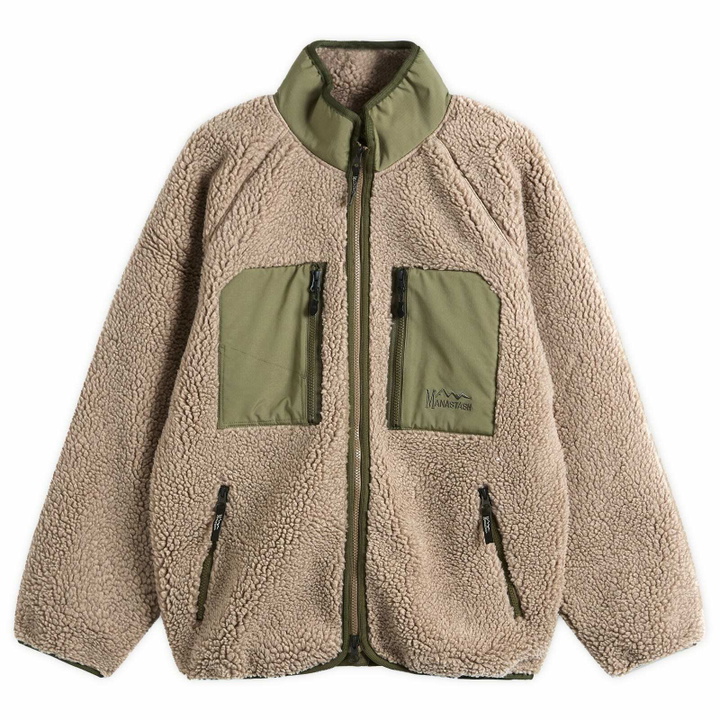 Photo: Manastash Men's Mountain Gorilla Fleece Jacket in Mocha