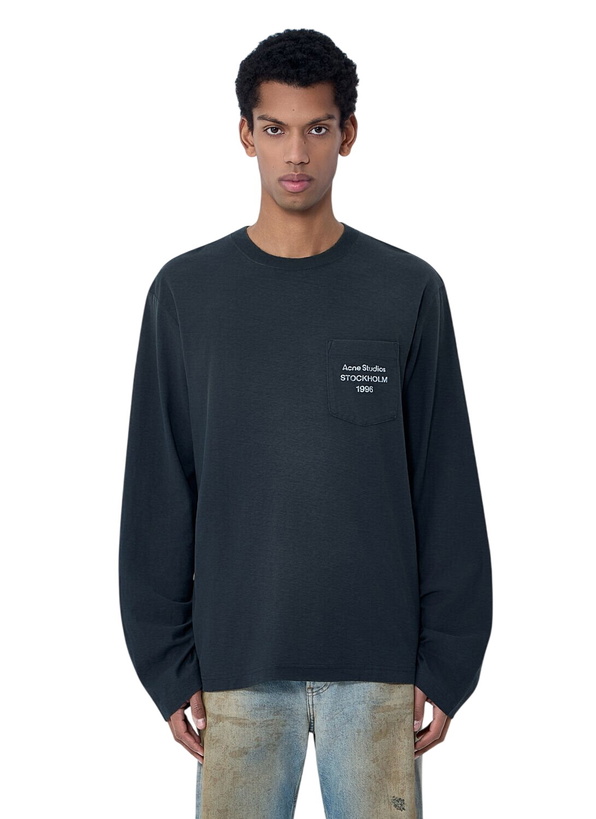 Photo: Acne Studios Long Sleeve Cotton Jersey T-Shirt
