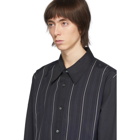 Our Legacy Black Stripe Placket Shirt