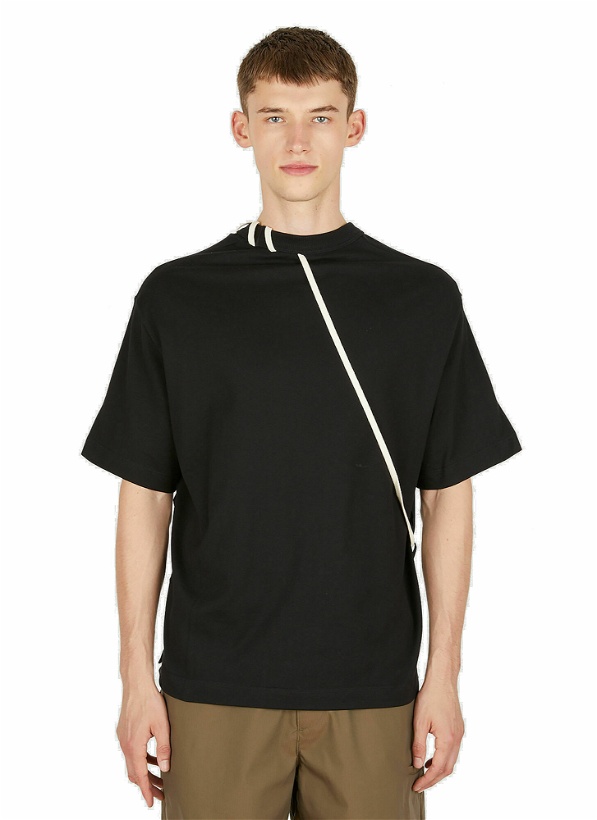 Photo: Laced T-Shirt in Black