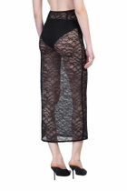 Laneus Skirt In Black Polyamide