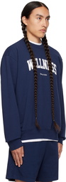 Sporty & Rich Navy 'Wellness' Ivy Sweatshirt