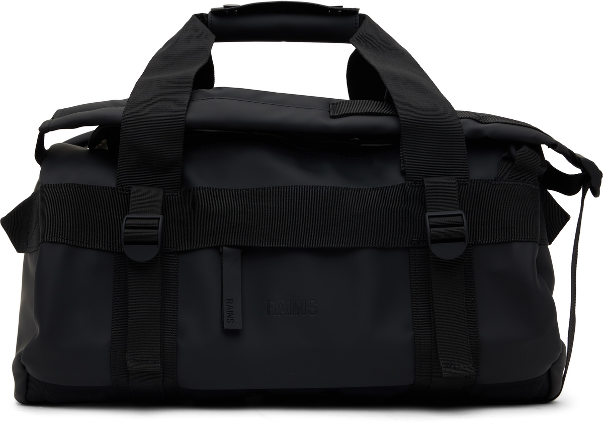 RAINS Black Texel Mini Duffle Bag