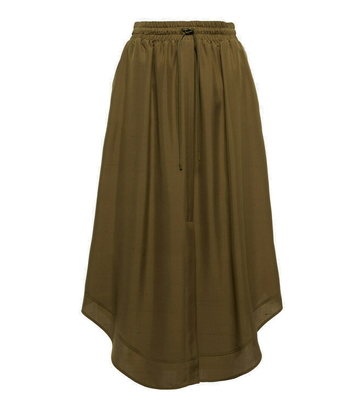 Photo: Loewe Silk midi skirt