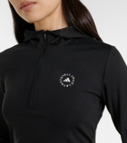 Adidas by Stella McCartney Logo hooded zip-up top