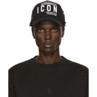 Dsquared2 Black Gabardine Cap