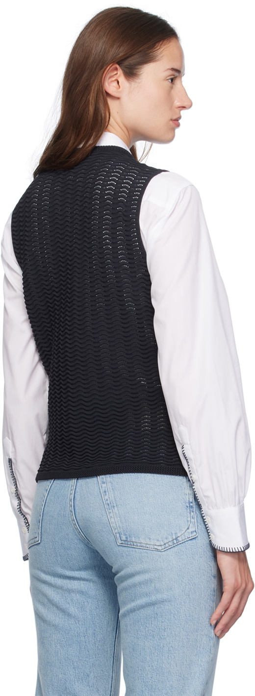 rag & bone Navy Elisa Vest