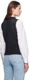 rag & bone Navy Elisa Vest