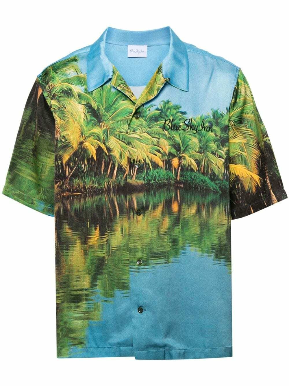 BLUE SKY INN - Printed Viscose Shirt