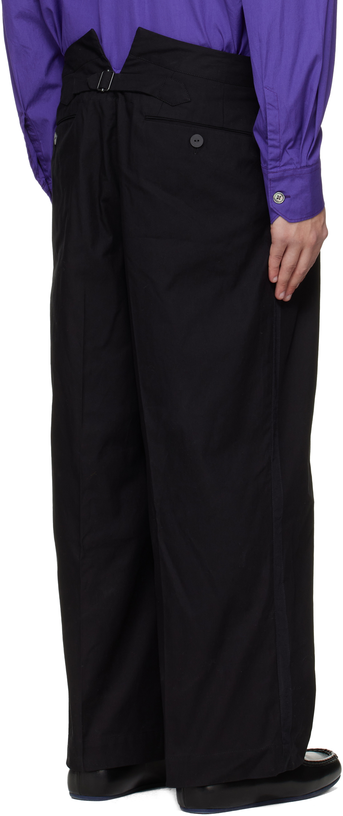 Toogood Black 'The Magician' Trousers