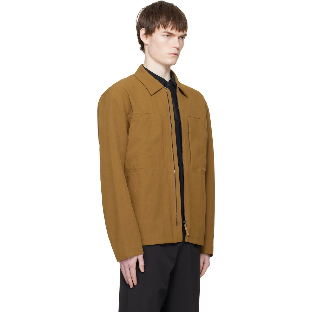 Veilance Khaki Mionn Softshell Overshirt