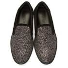 Jimmy Choo Multicolor Glitter Grove Slip-On Sneakers