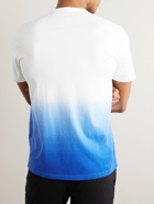 Theory - Dip-Dyed Cotton-Jersey T-Shirt - Blue