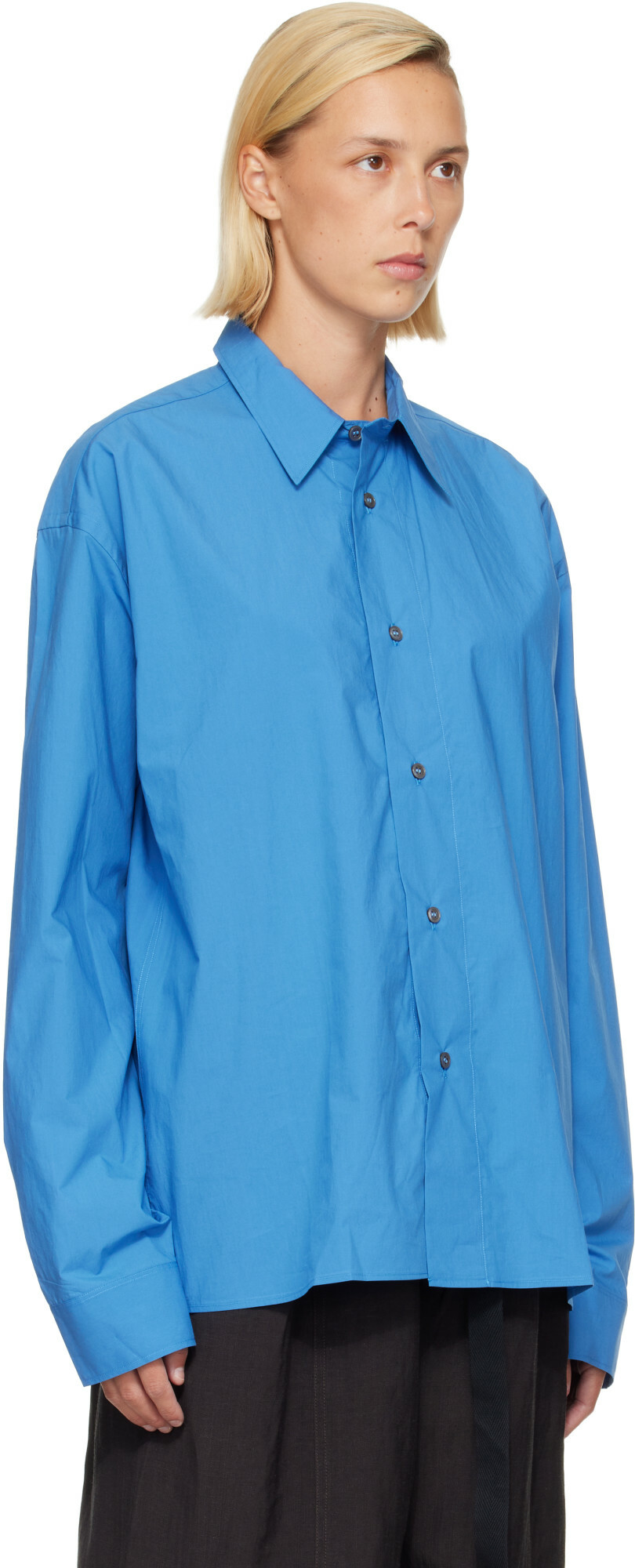 Studio Nicholson Blue Hal Shirt