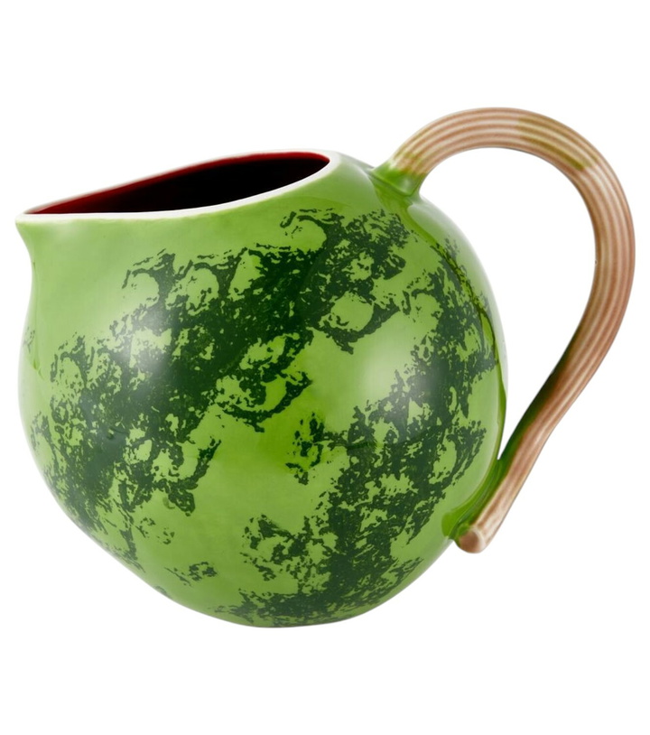 Photo: Bordallo Pinheiro Melancia ceramic pitcher