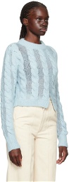 Cecilie Bahnsen Blue Uzuki Sweater