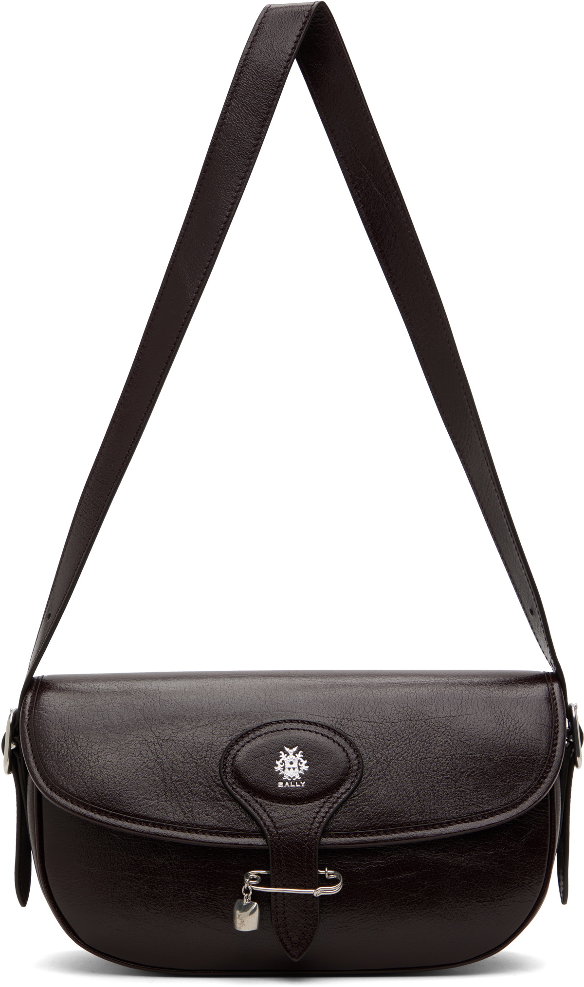 Bally MEN'S Bag Brown CROSSBODY Leather 9