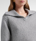 Lisa Yang Lailai cashmere and silk polo sweater