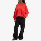Entire Studios Women's Box Crewneck Sweater in Cherry