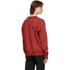 Naked and Famous Denim Red Heavyweight Terry Sweatshirt