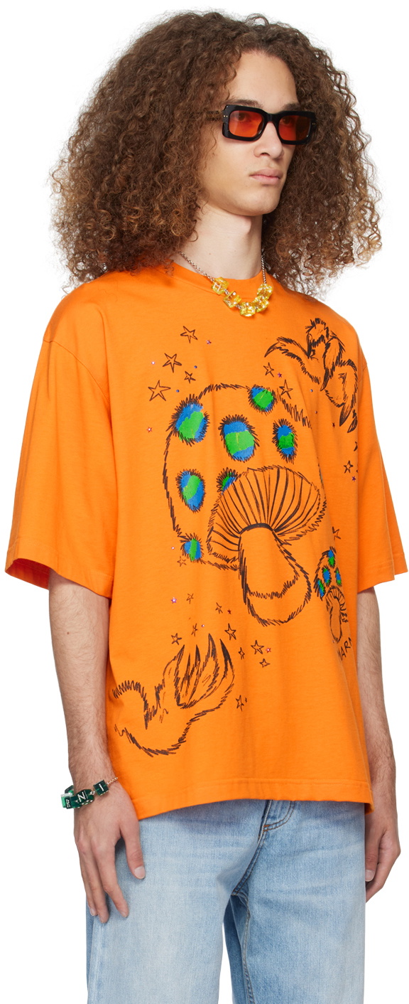 Marni SSENSE Exclusive Orange T-Shirt Marni