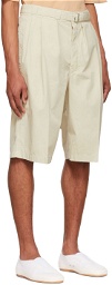 Lemaire Gray Cotton Shorts