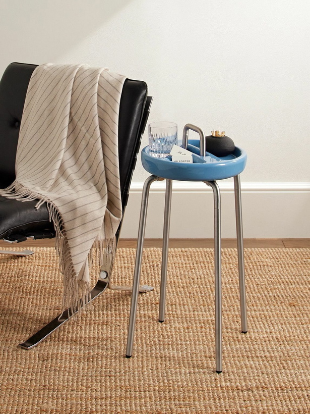 Photo: Houseplant - Side Table Porcelain and Stainless Steel Ashtray