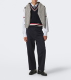 Thom Browne Wool and mohair sweater vest