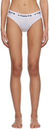 VTMNTS White Jacquard Briefs
