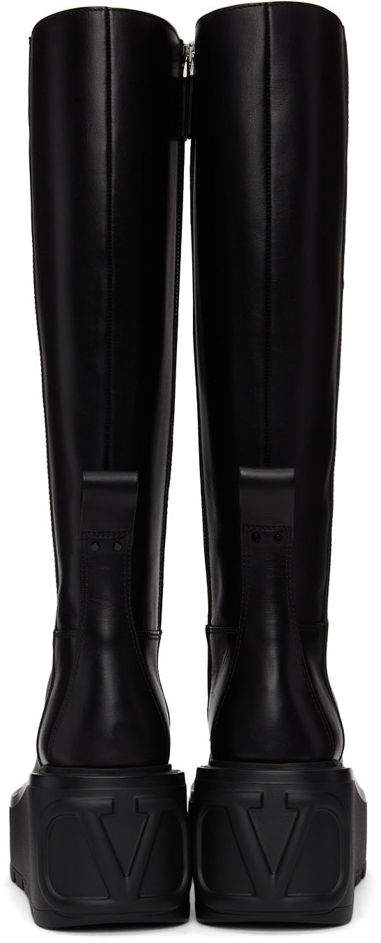 靴 Valentino Uniqueform Platform Boots Valentino Garavani Women's Uniqueform Studded Platform