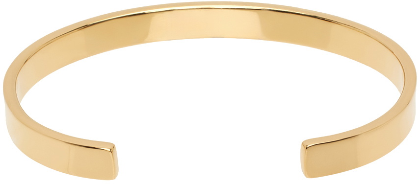 MM6 Maison Margiela Gold Logo Bracelet MM6 Maison Margiela
