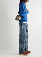 KENZO - Suisen Wide-Leg Printed Jeans - Blue