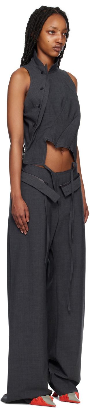 Ottolinger Gray Asymmetrical Vest