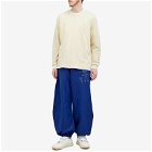 JW Anderson Men's Twisted Logo Trouser in Airforce Blue