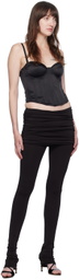 Fleur du Mal Black Hamptons Corset