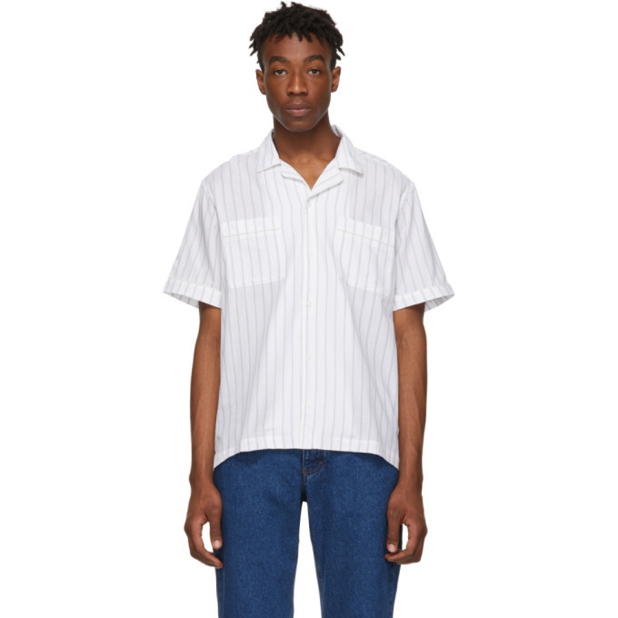 Photo: Saturdays NYC White Cameron Short Sleeve Shirt