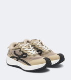 Loewe Pogo mesh-trimmed sneakers