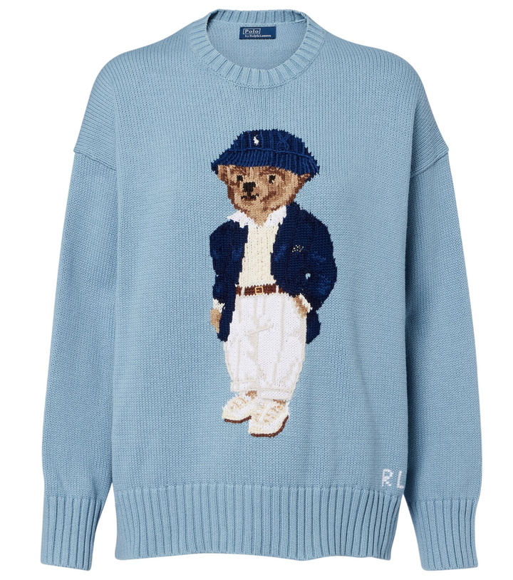 Photo: Polo Ralph Lauren Polo Bear oversized cotton sweater