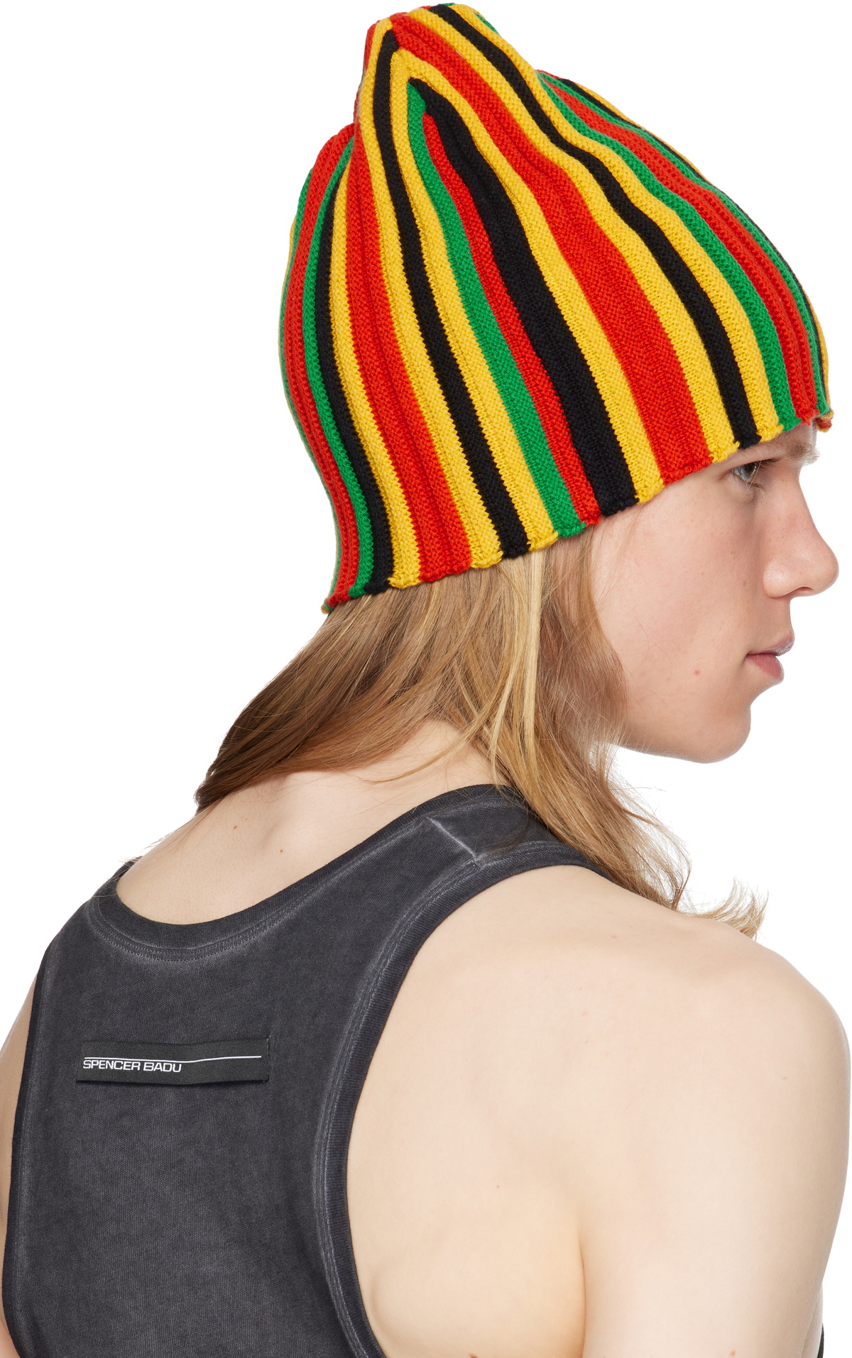 SPENCER BADU Multicolor Knitted Beanie