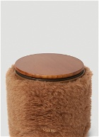 Fluffy Coat Candle in Brown