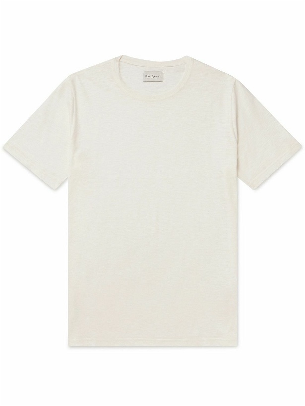 Photo: Oliver Spencer - Conduit Slub Cotton-Jersey T-Shirt - White