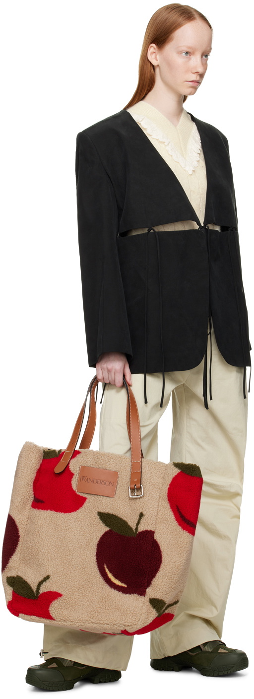 Yuzefi Black Collarless Split Blazer