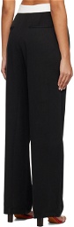 Reformation Black Stevie Trousers