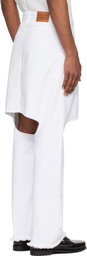 Ashley Williams White Marley Jeans