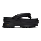 Ambush Black Geta Sandals