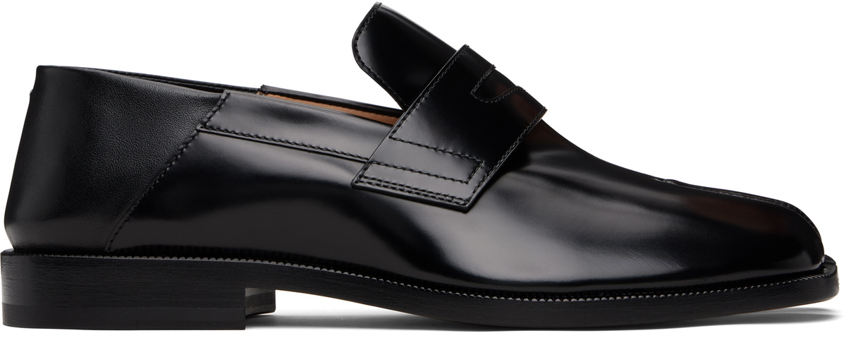 Maison Margiela Black Tabi Babouche Loafers Maison Margiela